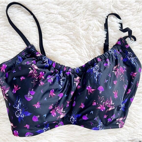 Hot Topic Fairies By Trick Purple Cinched Swimsuit Bikini Plus Size 2 - Picture 3 of 8